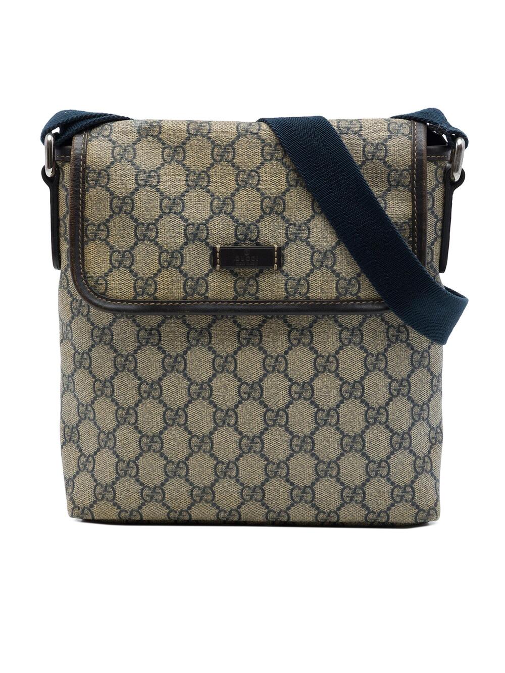 Gucci Flap Messenger Gg Coated Canvas #341299G84B